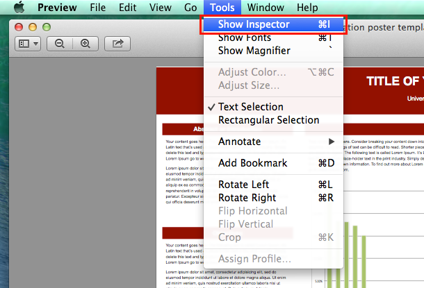 change the size of a powerpoint slide mac for posters on mac